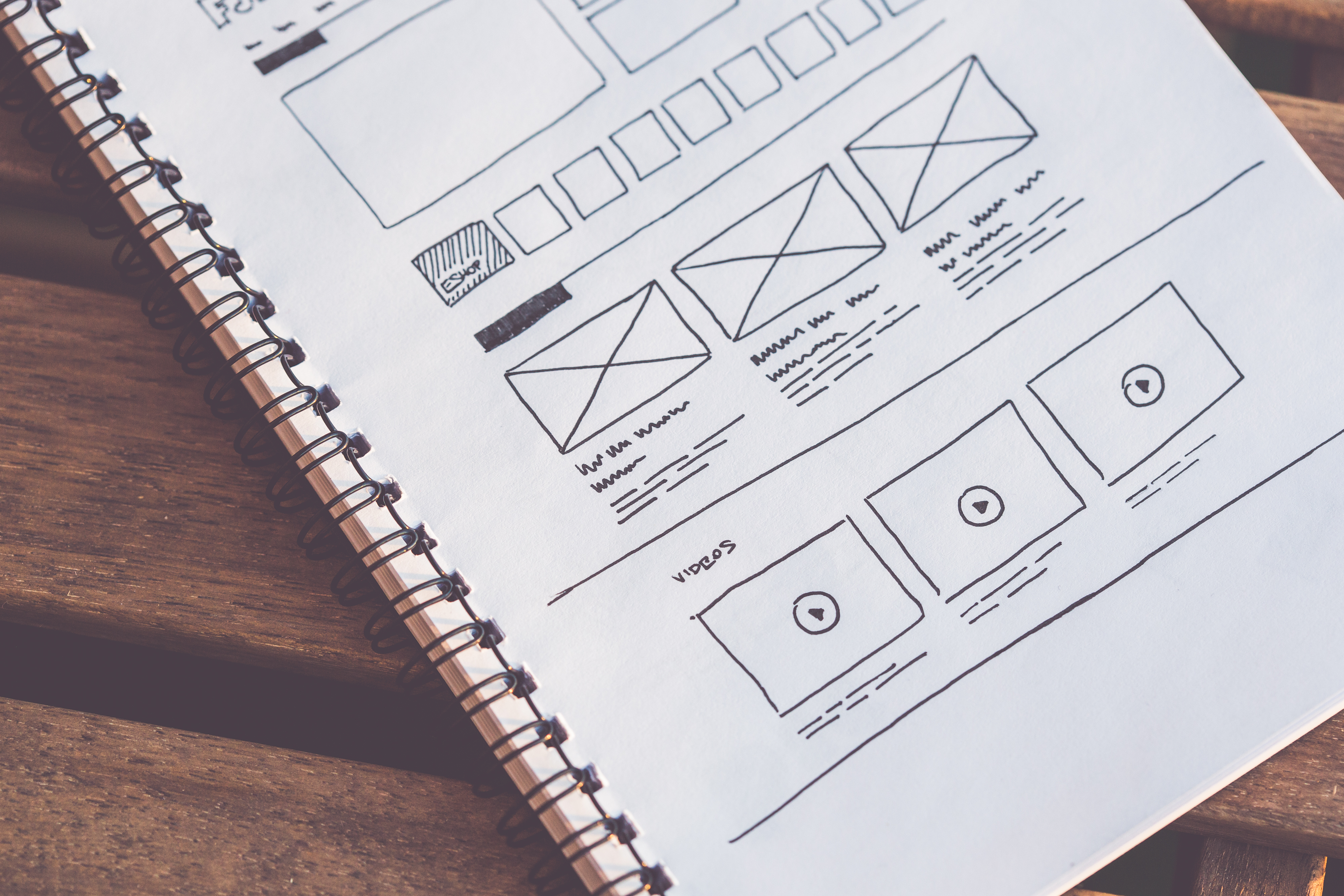 startup-website-layout-wireframes-ideas-sketched-on-paper-picjumbo-com